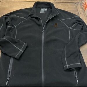 StormTech Men‎ Black Zip-Up Zip Pocket Fleece Jacket Adult XL/TG